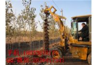 挖坑机批发装载机挖坑机 硬土质植树挖坑机培训