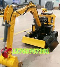 小型全液壓施肥挖掘機 液壓式農(nóng)用挖坑機橡膠履帶式鉤機施工輕松