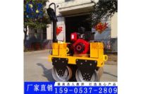 小型壓路機震動手扶式單輪壓路機柴油雙鋼輪道路壓實機振動壓土機