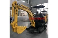 紹興市22型挖掘機履帶式挖溝機可以安裝破碎錘的小挖機