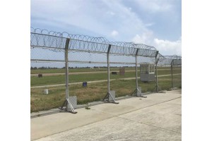 潮州机关单位防护网 机场隔离网图片 汕头港口带刺围墙铁丝网