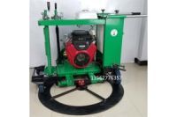 使用手推式井蓋切割機幾分鐘切一個井蓋