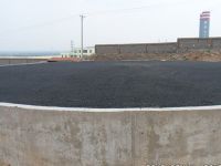 華通罐底墊層冷瀝青砂 密度強度符合設(shè)計要求