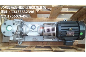 350度连轴油泵 YS25-20-125泵 模温机马达