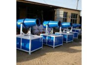 煤場工地環(huán)保除塵噴霧機 小型工地專用霧炮機