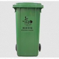 四川成都餐厨塑料垃圾桶厂家 120升厨余塑料垃圾桶厂家直销