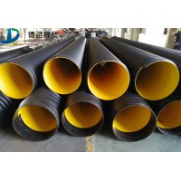 偃师工业排污钢带波纹管HDPE钢带缠绕管道厂家