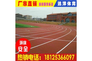 四川广元预制型塑胶跑道报价|塑胶跑道施工厂家