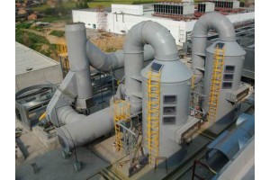 供应 山东废气处理设备厂家 FRP酸碱排气塔