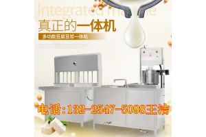 果蔬彩色豆腐机 不锈钢豆腐机 豆渣分离豆腐设备