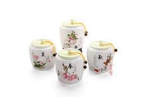 陶瓷茶叶罐定制logo 茶叶罐定制厂家
