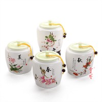 陶瓷茶叶罐定制logo 茶叶罐定制厂家