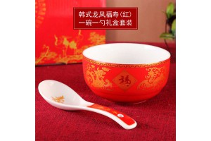 百岁寿宴礼品寿碗定制 陶瓷寿碗价值
