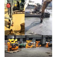 挖机驱动抽沙泵,河道疏浚用挖机清淤泵