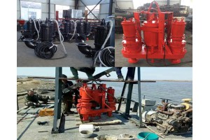 电动6寸沙浆泵潜水抽泥泵清理港口砂石泵