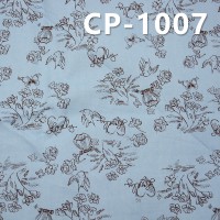 CP-1007 全棉磨毛平紋印燕子花 57" 181g/m2