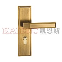 广东纯铜高档锁具 室内门锁 凯恩斯房间门锁厂家