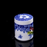 景德镇陶瓷包装罐厂家供应 1斤陶瓷蜂蜜包装罐