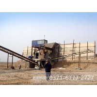 山西长治时产700吨大产量砂石生产线效益好