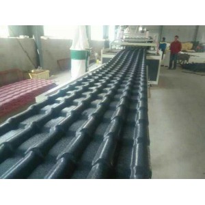 新材料PVC塑料树脂合成瓦生产线