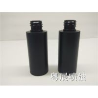 惠州UV噴油加工 SVD30ML黑瓶噴啞UV加工 粵展噴油