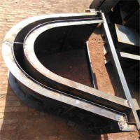 排水槽钢模板 路边沟流水钢模具 结构合理可拆模