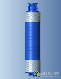 雙吸自平衡礦用潛水泵_三維圖