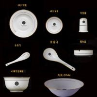 酒店擺臺(tái)純白餐具定制加字價(jià)格，酒店專用餐具訂制