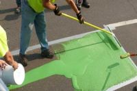 山西朔州MMA彩色防滑路面漆是道路改色的必备材料