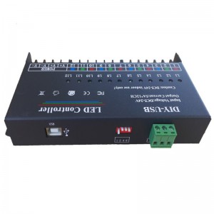 12路720W编程控制器DIY-UBS单色七彩灯光调光器批发