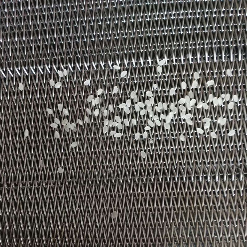 宁津威诺 大米芝麻亚麻籽高密度不锈钢人字形输送网带
