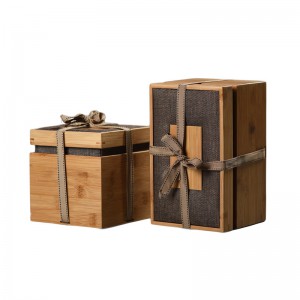 瓷器茶具包装盒内衬竹木盒定制竹木盒