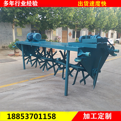 广西南宁定做2.3米有机肥设备翻耙机翻堆机