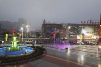 湖北通城音樂噴泉水景工程順利竣工交付