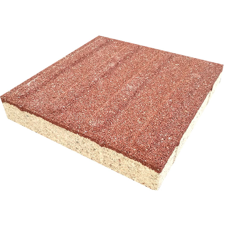 上海陶瓷透水砖 常用的红色地面渗水砖