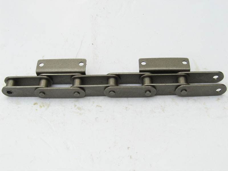 C2060双节距不锈钢链条K1单侧双孔弯板链条