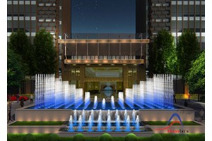 长沙喜马拉雅喷泉喜签星宇•总部国际广场喷泉项目