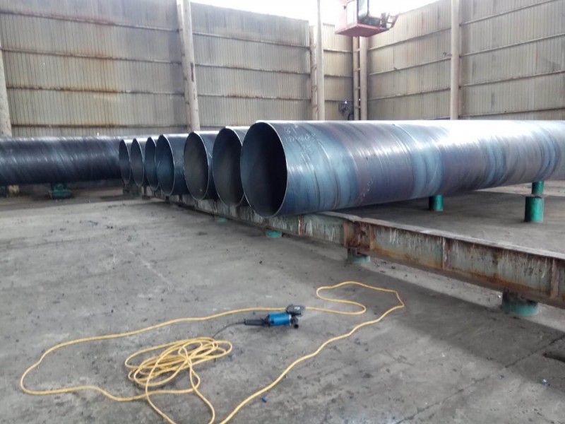螺旋钢管污水管道-2布4油防腐螺旋钢管生产厂家
