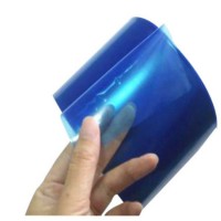 蓝色PE静电膜蓝色PE自动吸附膜产品覆膜