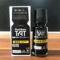 日本旗牌TAT印油黑色慢干STM-1金属玻璃瓷砖专用工业印油