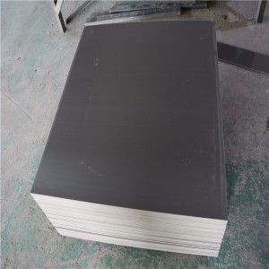 深灰色PVC硬板阻燃防潮聚氯乙烯塑料板材5mm8mm10mm