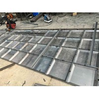 连云港海域电缆铺设防护连锁排模具混凝土软体排钢模具京伟