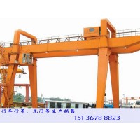 广西桂林铁路卸货龙门吊提高装卸效率