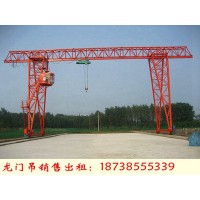山东枣庄龙门吊租赁厂家10t80t门机跨度28米销售
