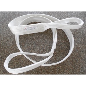 一次性白色吊装带,耐酸碱白色一次性扁平吊装带